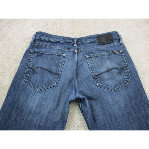 Mavi Jeans Mens 34 Blue Matt Relaxed Straight Leg Distressed Denim Casual 34x33 - Picture 10 of 14